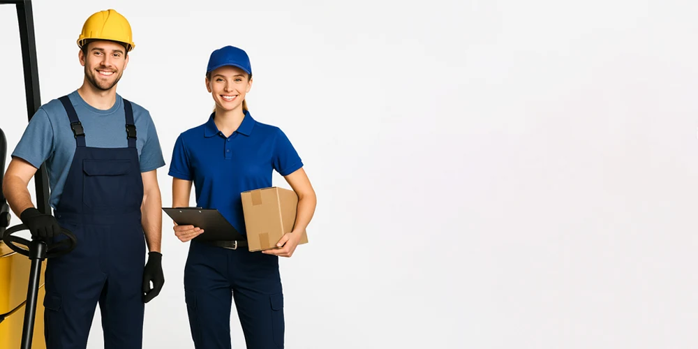 Bekleidungsbeispiel für Logistik & Transport